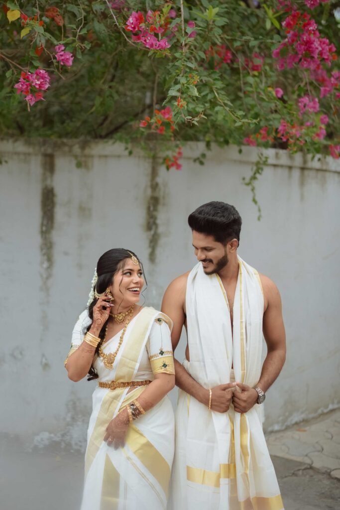 Bride and groom emotional moment during wedding ceremony