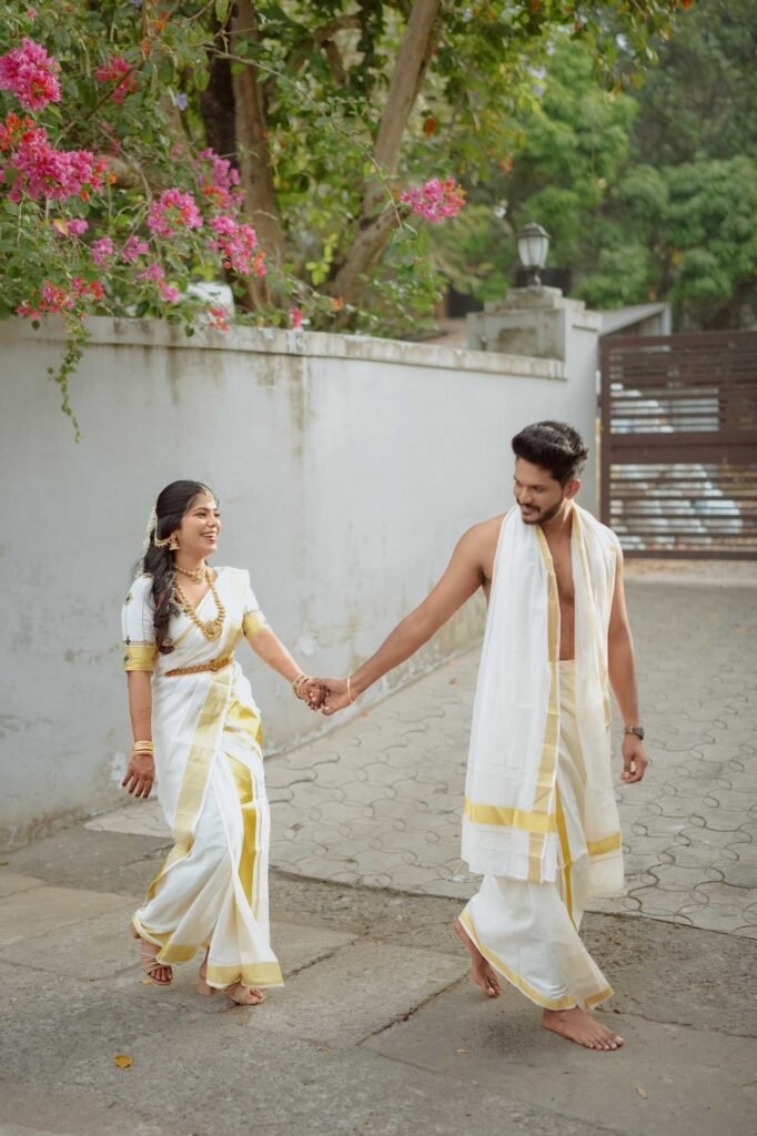 Candid groom reaction captured during wedding ceremony